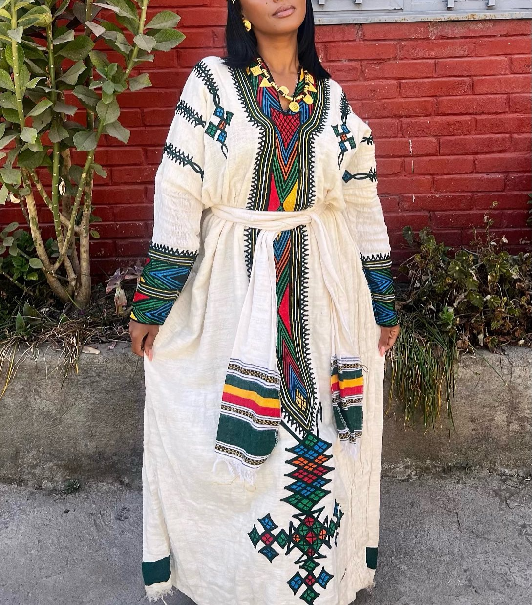 Gonder Habesha Kemis - የጎንደር ፈትል ቀሚስ