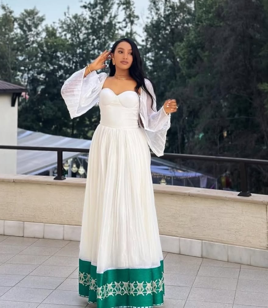 Menen Kemis Tilf Habesha Dress