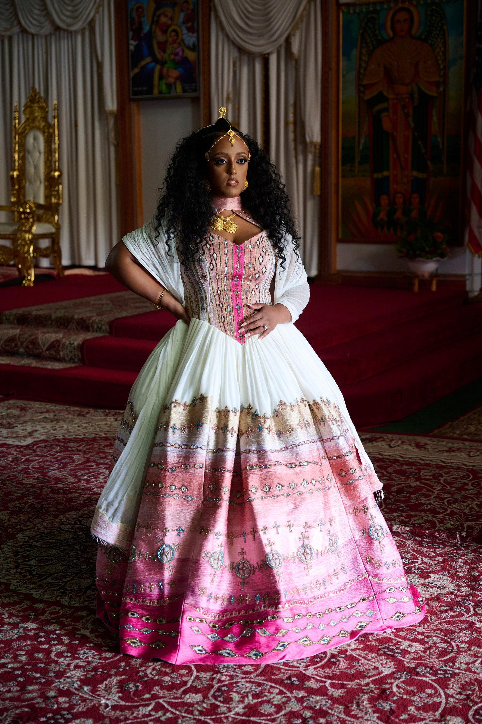 Habesha Bride Zuria Kemis Tilf Habesha Dress