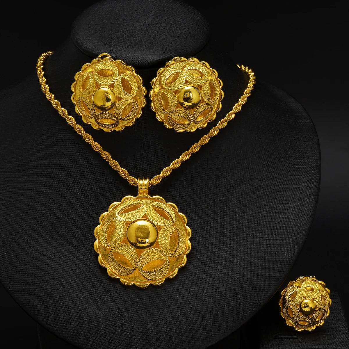 Habesha Style Jewelry Set, Ethiopian/Eritrean Wedding Jewelry