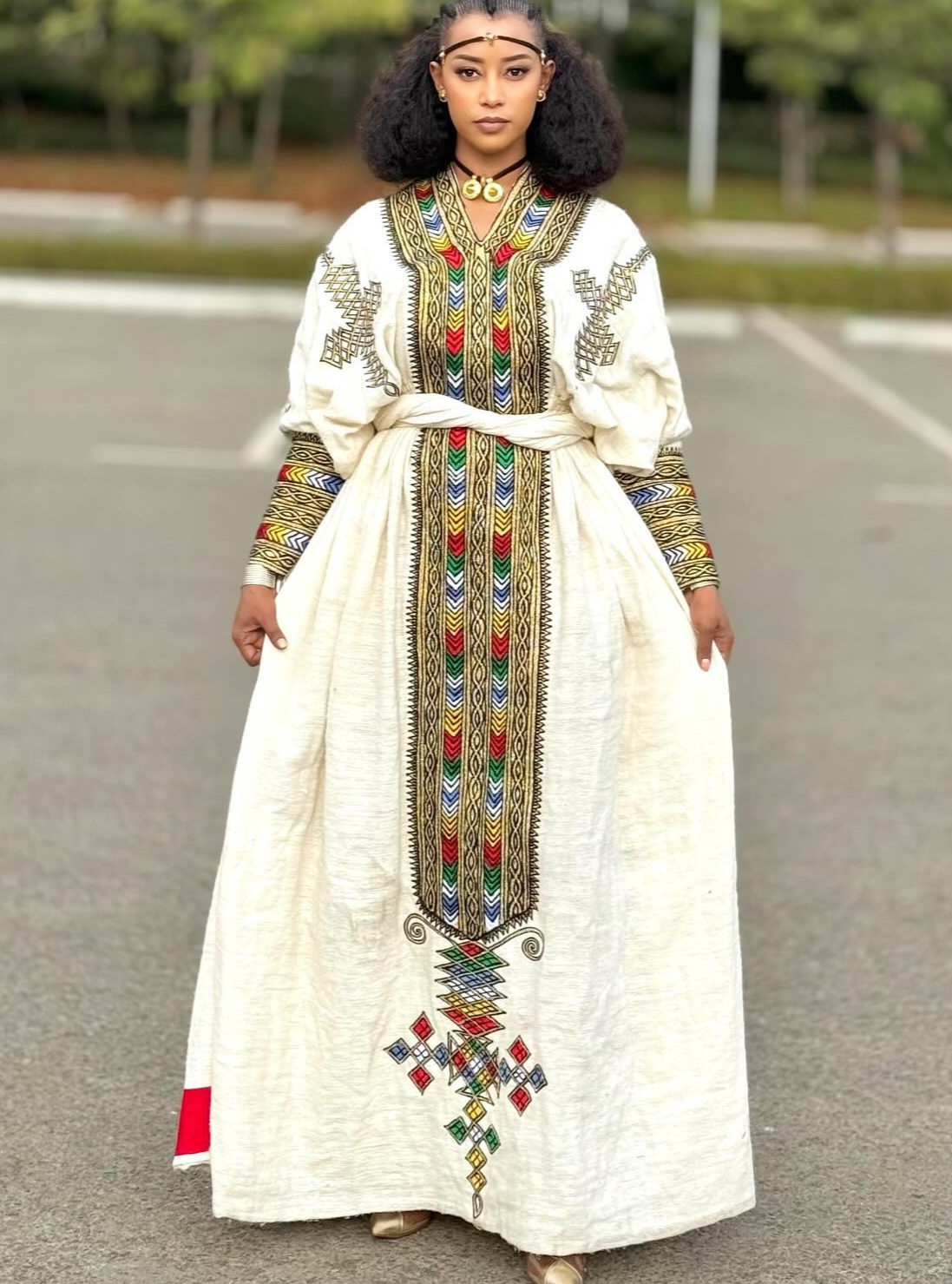 Gonder Habesha Kemis - የጎንደር ፈትል ቀሚስ