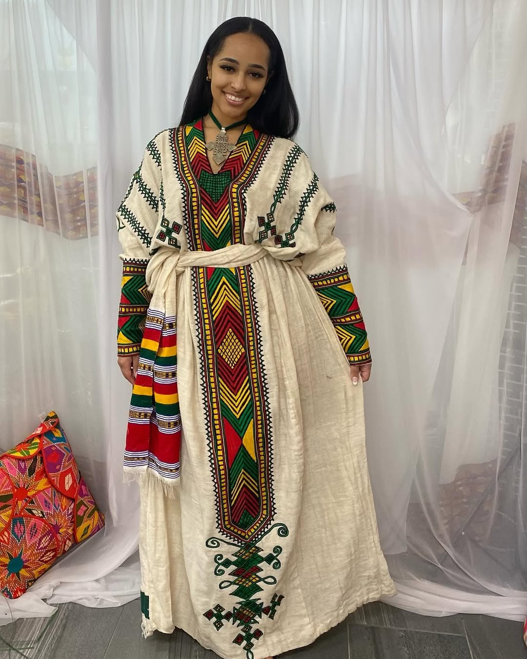Gonder Habesha Kemis - የጎንደር ፈትል ቀሚስ