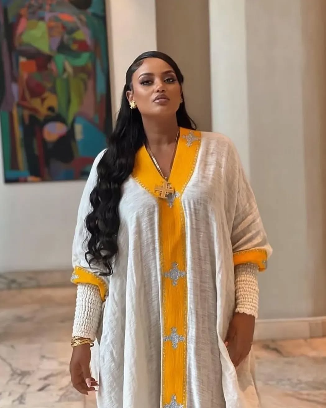 Gonder Habesha Kemis - የጎንደር ፈትል ቀሚስ