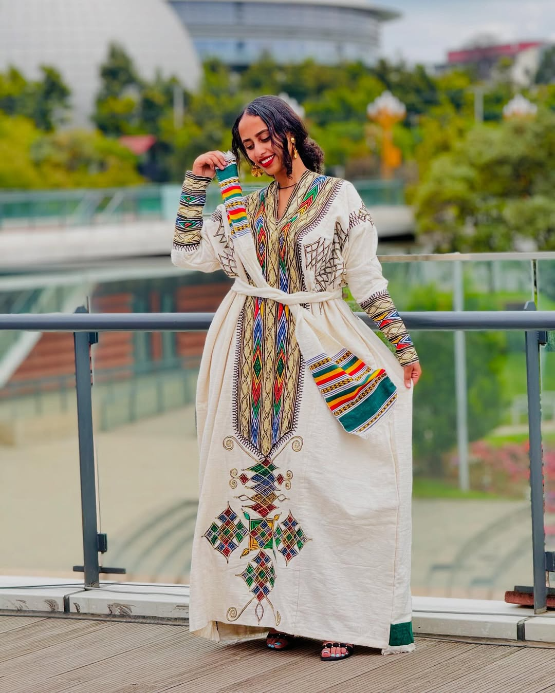 Gonder Habesha Kemis - የጎንደር ፈትል ቀሚስ