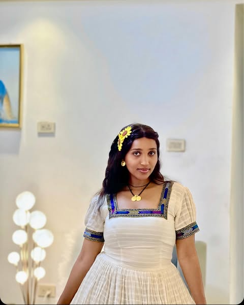 Zuria Menen Kemis Tilf Habesha Dress
