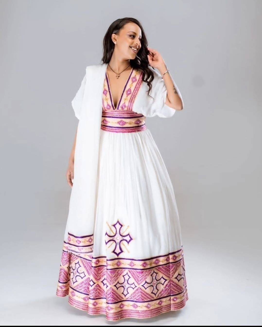 Menen Kemis Tilf Habesha Dress