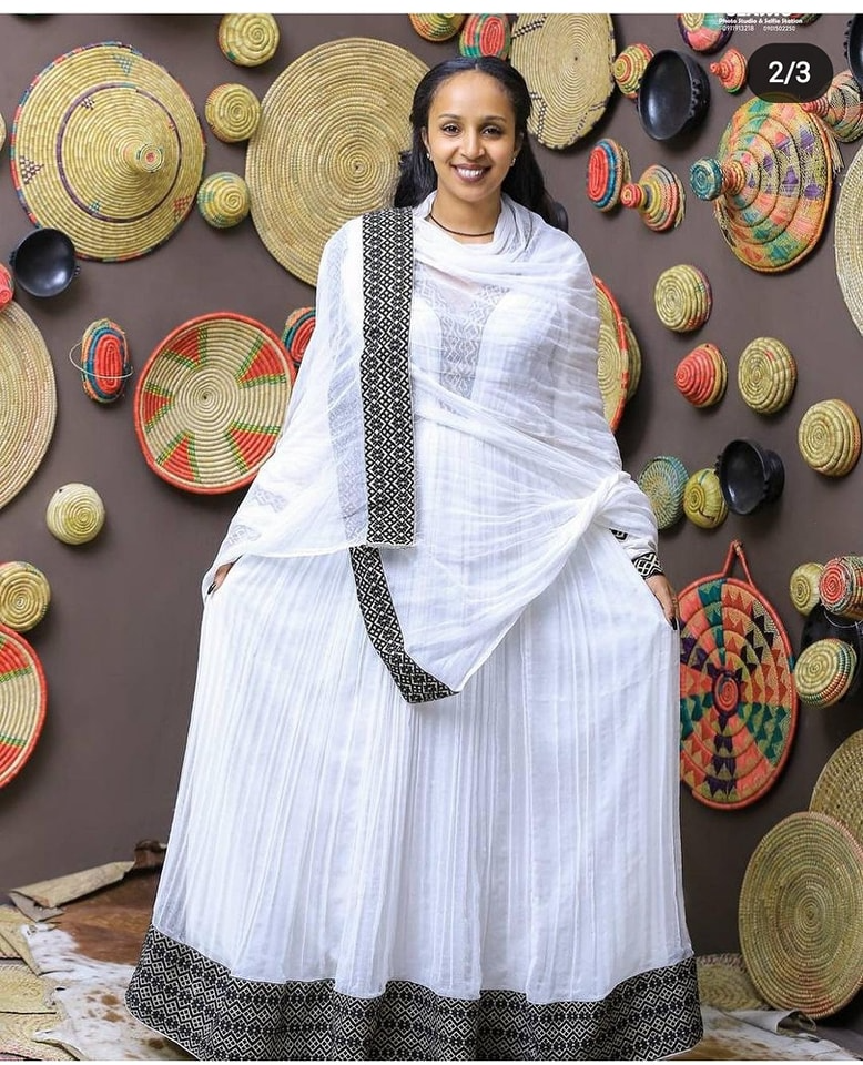 Menen Kemis Tilf Habesha Dress