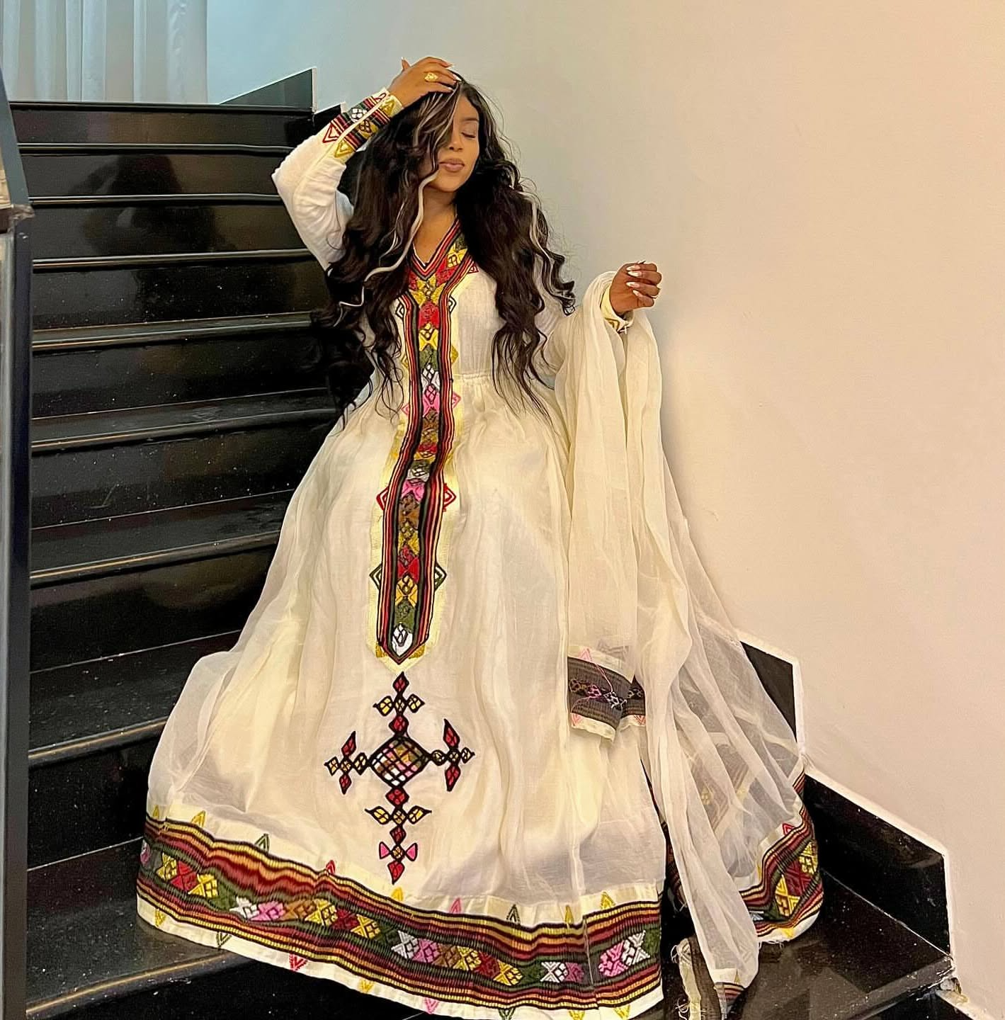 Menen Kemis Tilf Habesha Dress