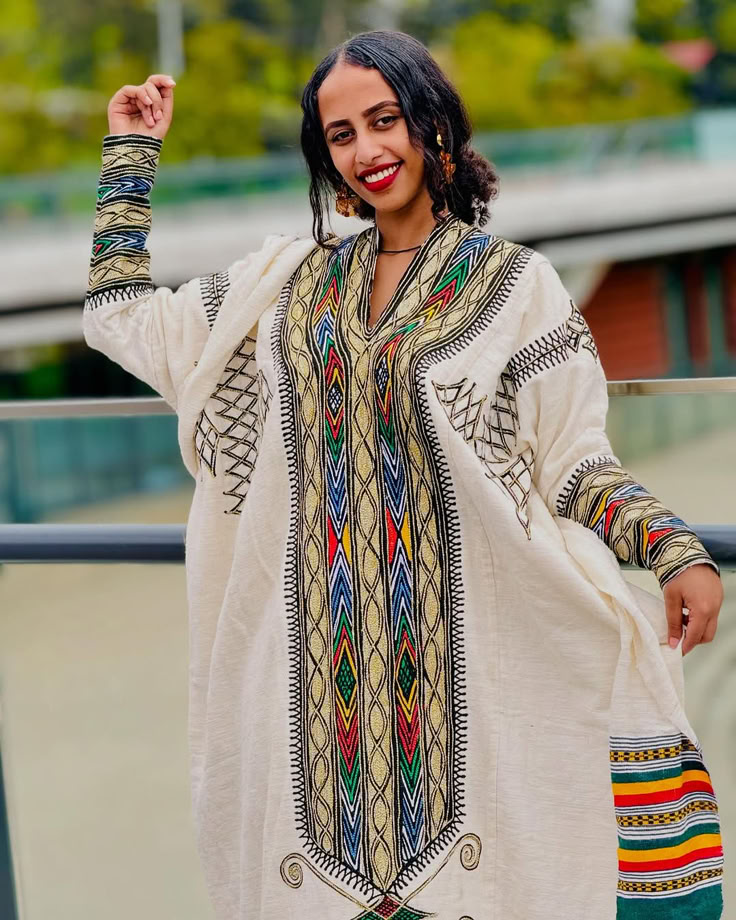 Gonder Habesha Kemis - የጎንደር ፈትል ቀሚስ