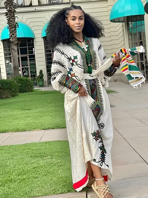 Traditional Gondar Habesha Dress -Ethiopian traditional dress