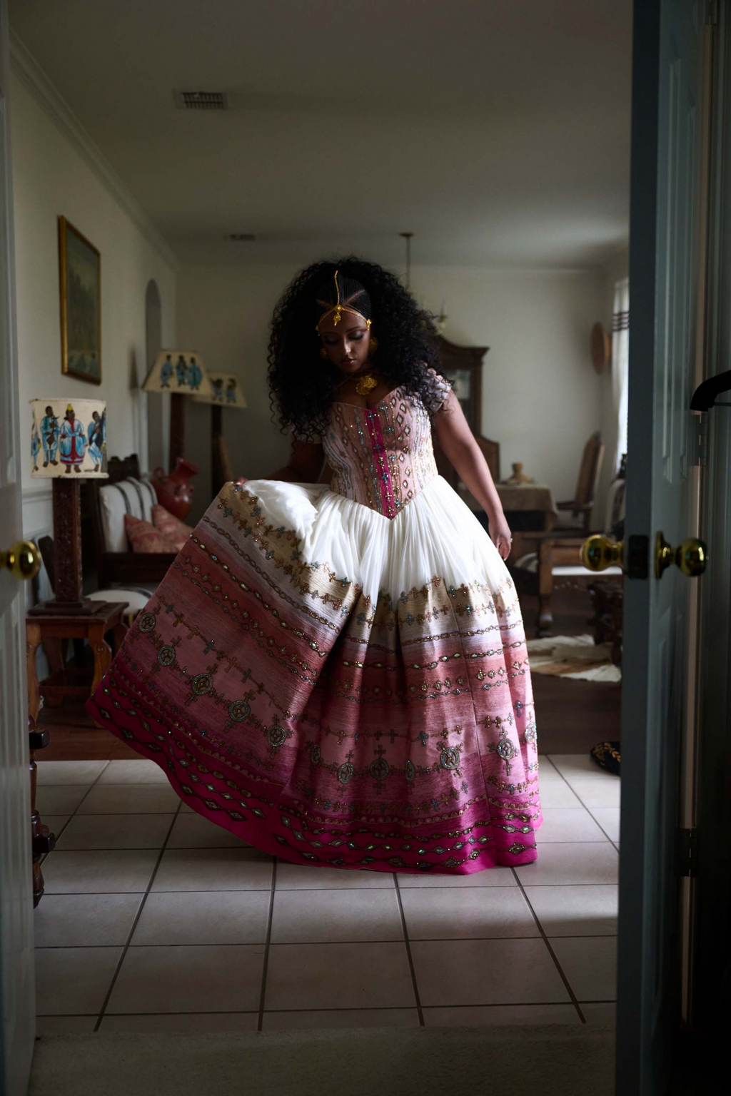 Habesha Bride Zuria Kemis Tilf Habesha Dress