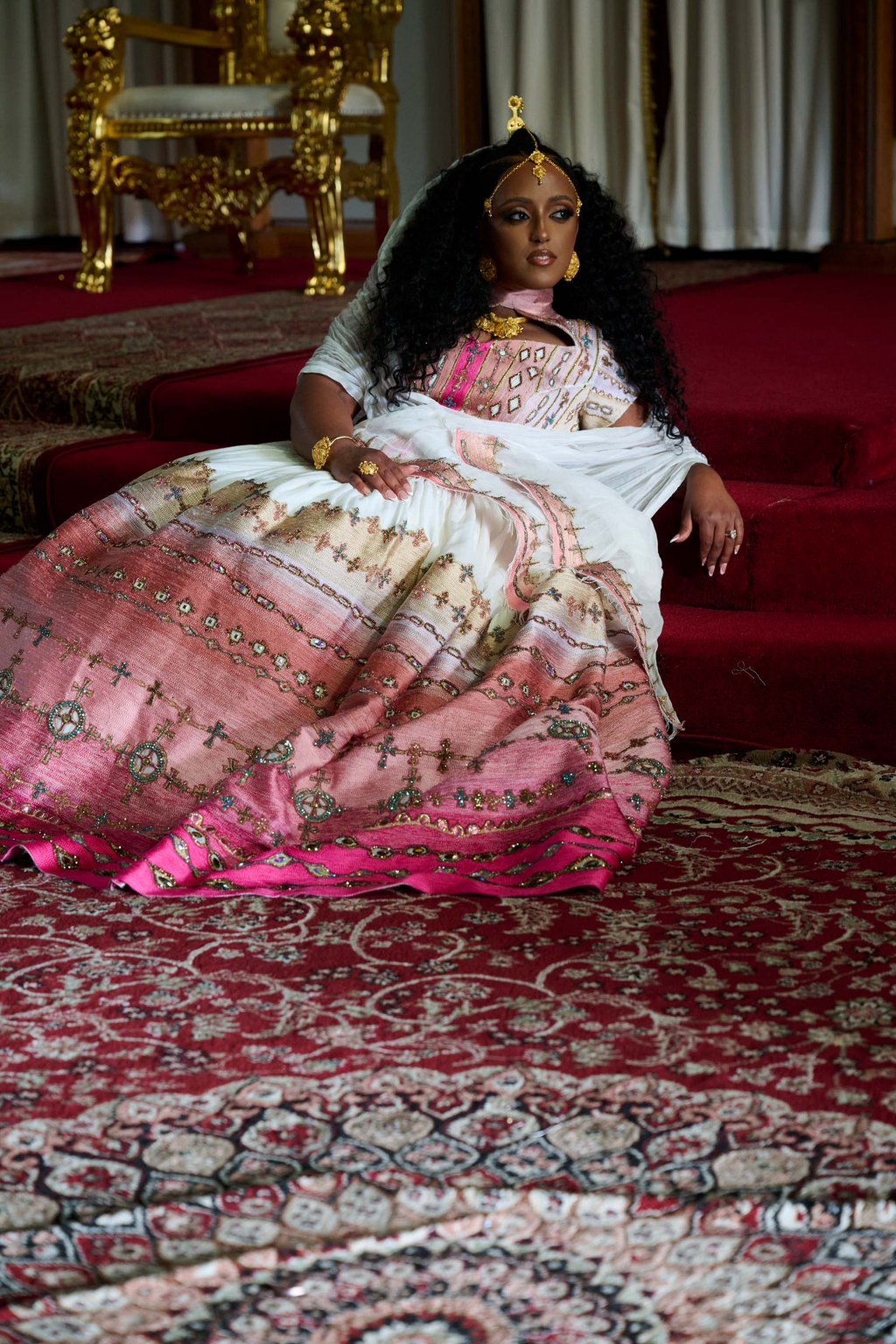 Habesha Bride Zuria Kemis Tilf Habesha Dress