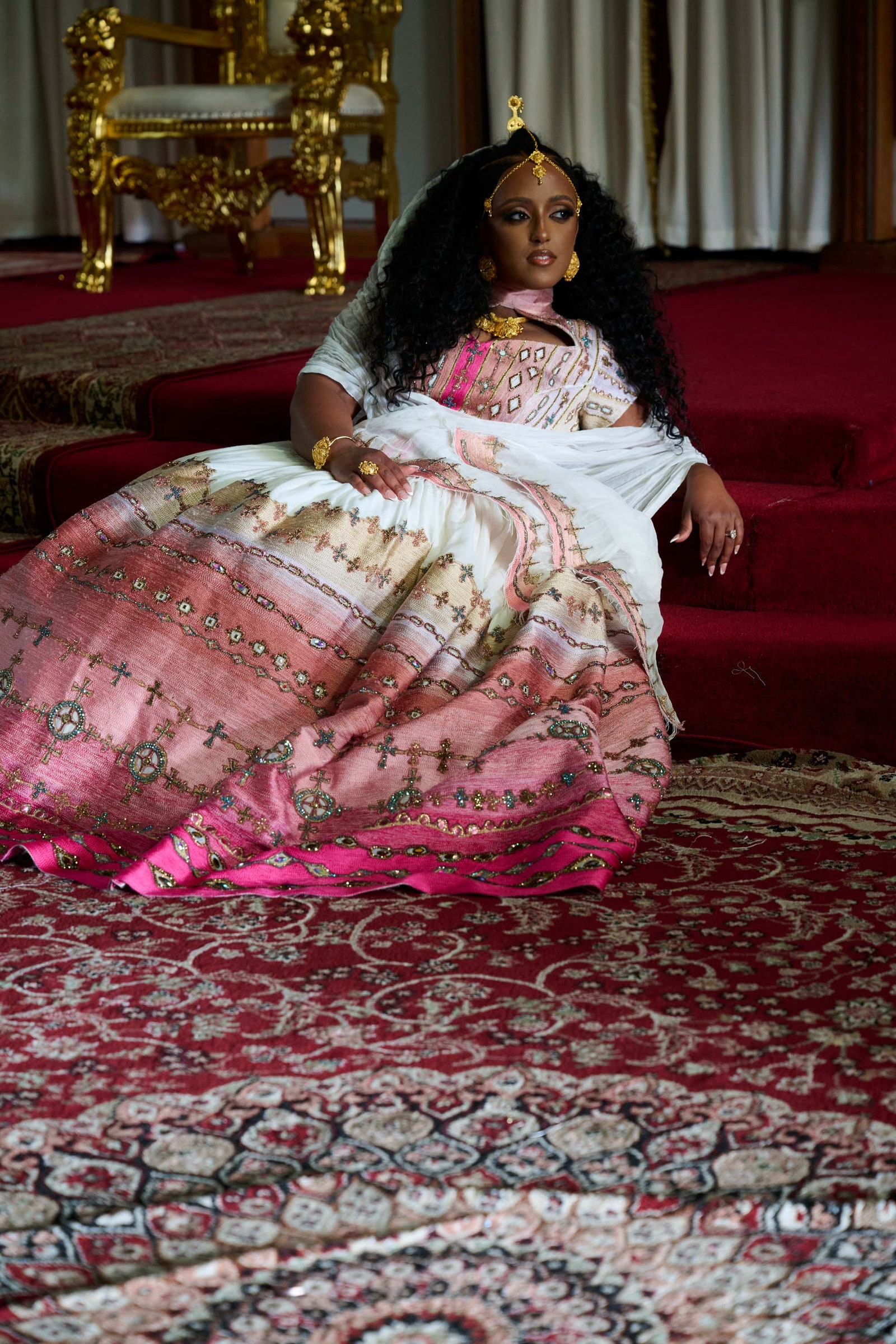 Habesha Bride Zuria Kemis Tilf Habesha Dress