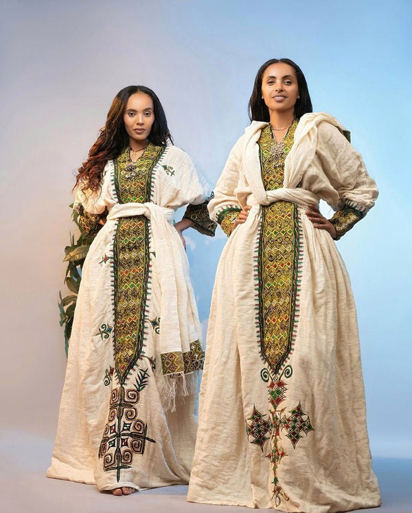 Gondar Habesha Kemis - የጎንደር ፈትል ቀሚስ