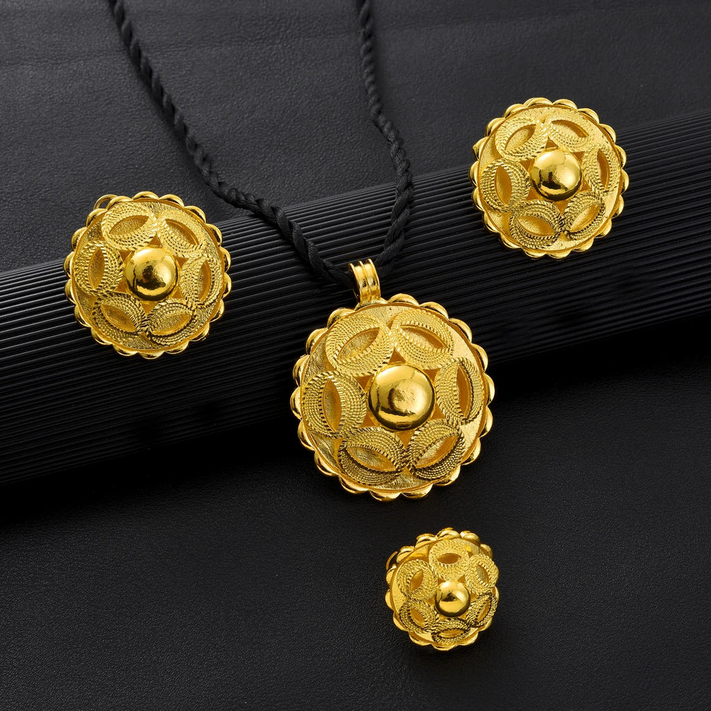 Habesha Style Jewelry Set,  Ethiopian/Eritrean Wedding Jewelry