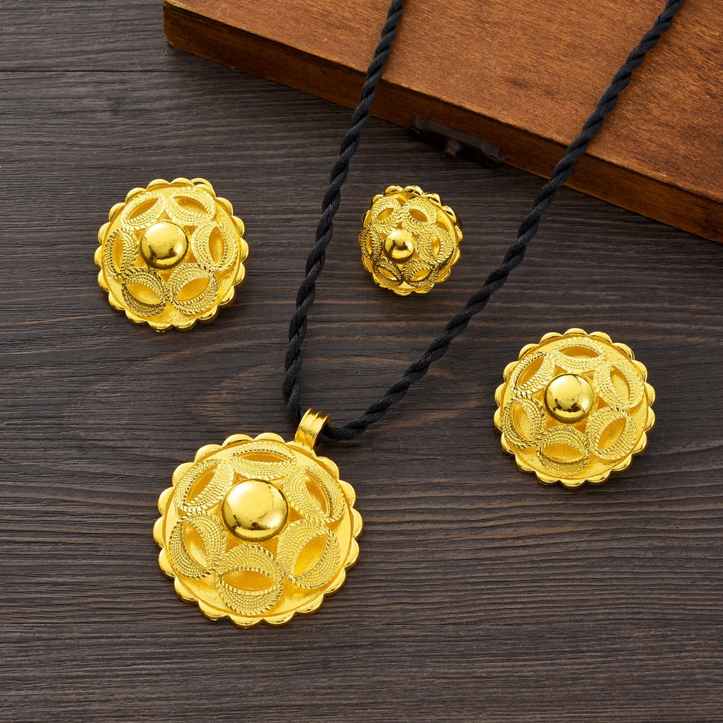 Habesha Style Jewelry Set,  Ethiopian/Eritrean Wedding Jewelry