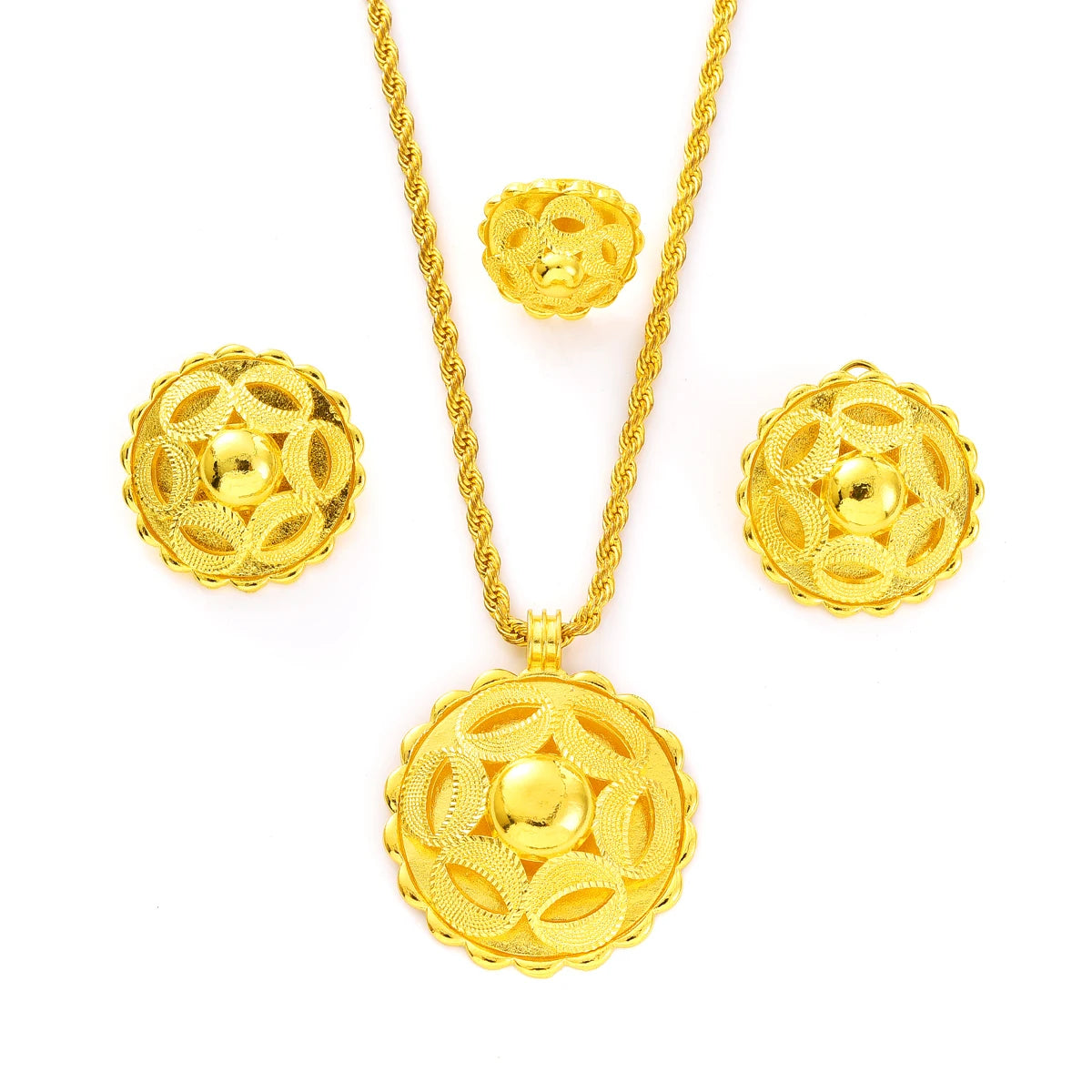 Habesha Style Jewelry Set,  Ethiopian/Eritrean Wedding Jewelry