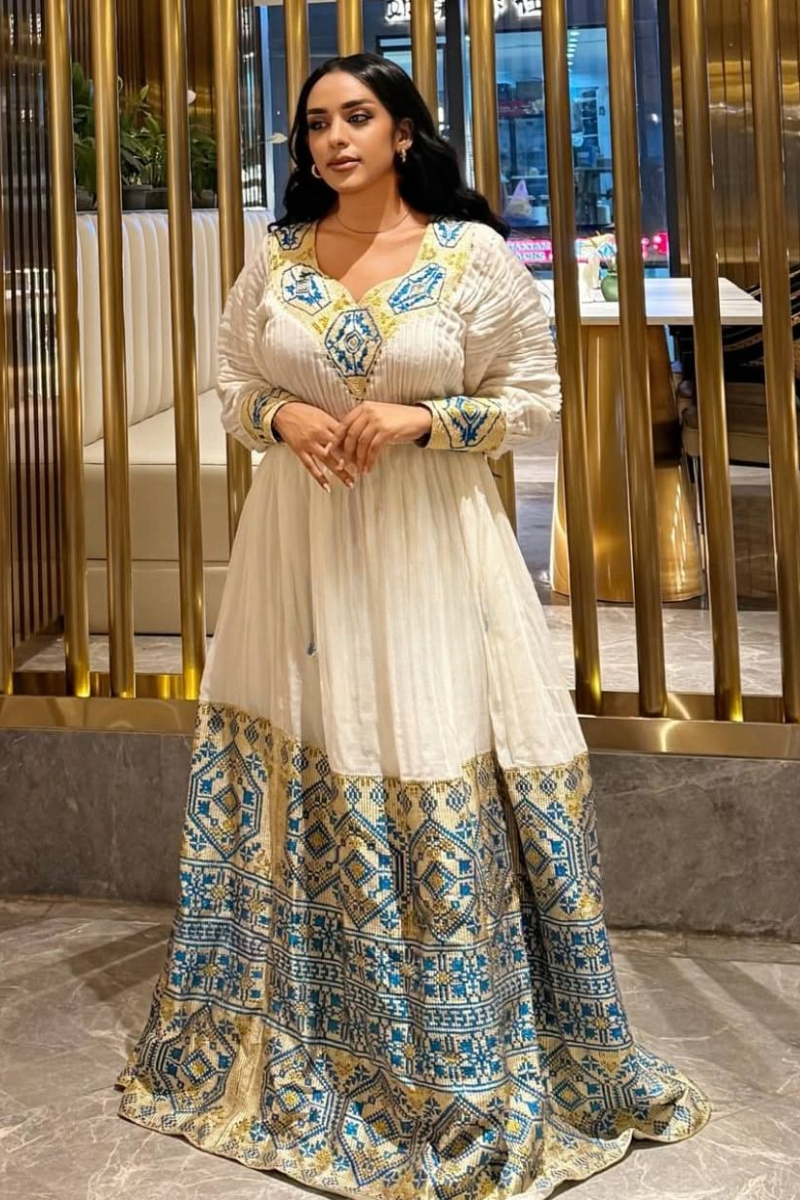 Menen Kemis Tilf Habesha Dress