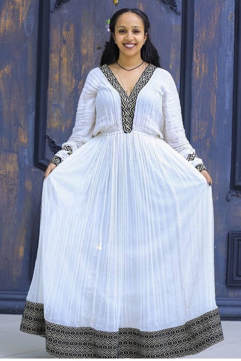 Menen Kemis Tilf Habesha Dress