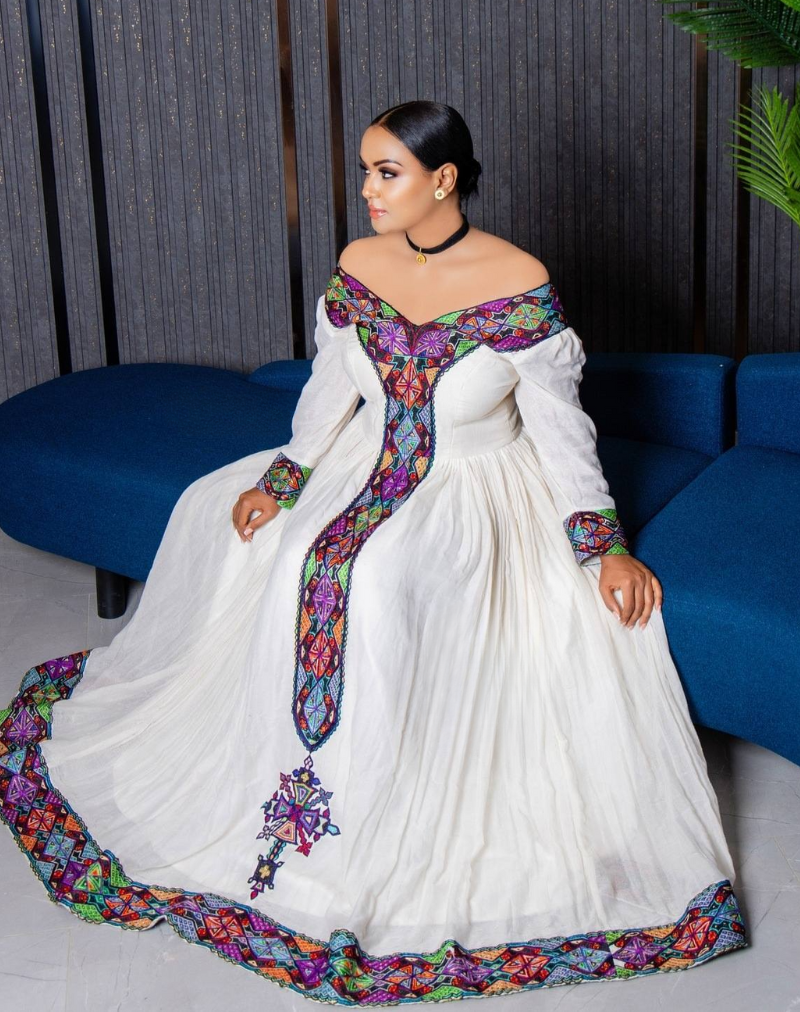 Menen Kemis Tilf Habesha Dress