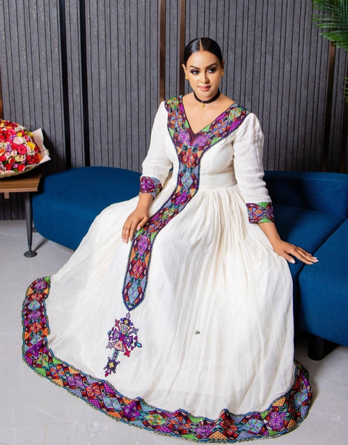Menen Kemis Tilf Habesha Dress