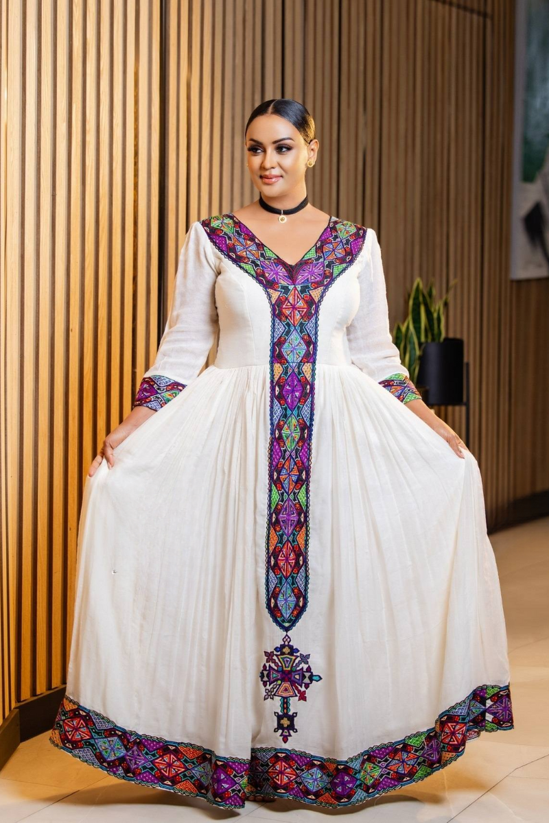 Menen Kemis Tilf Habesha Dress