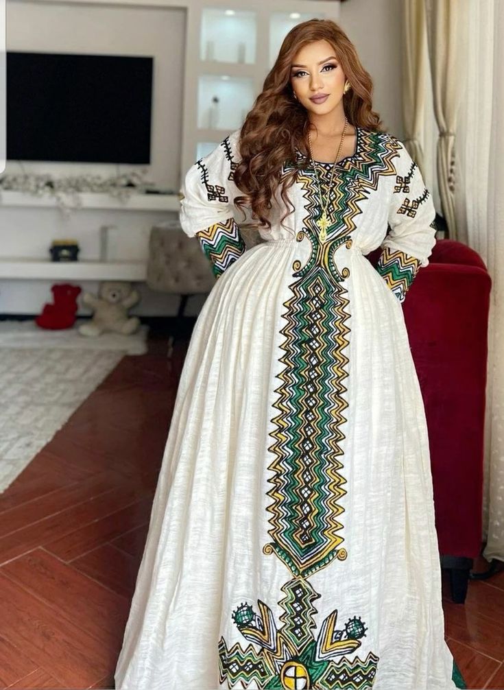 Gondar Habesha Kemis - የጎንደር ፈትል ቀሚስ