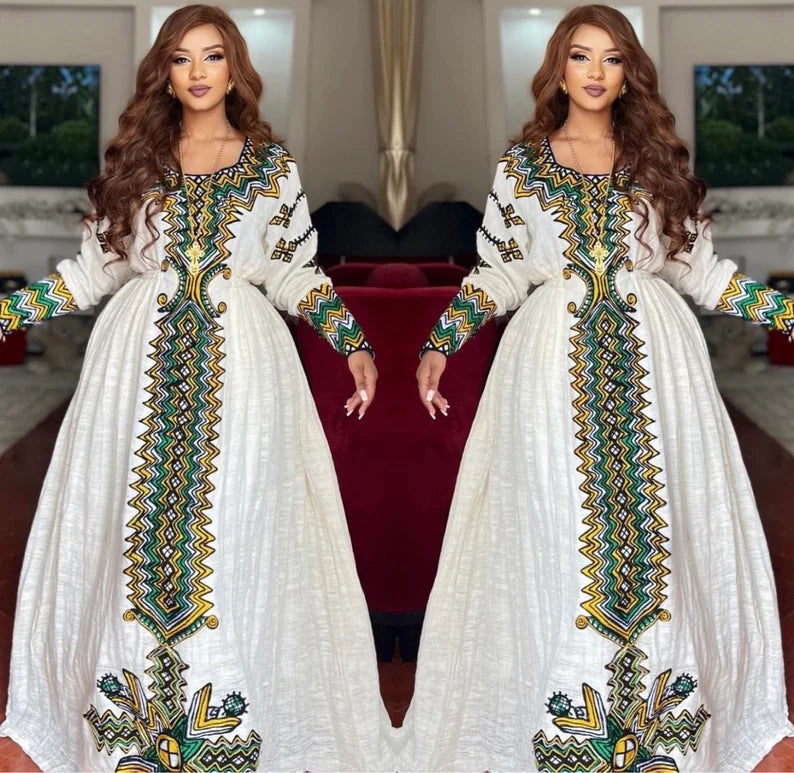Gondar Habesha Kemis - የጎንደር ፈትል ቀሚስ